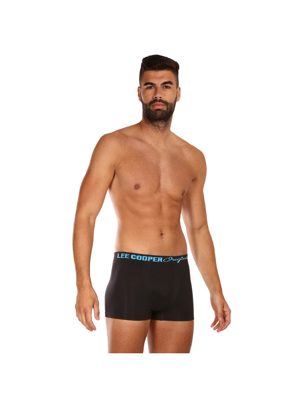 Lee Cooper Súprava piatich párov čiernych pánskych boxeriek Lee Cooper