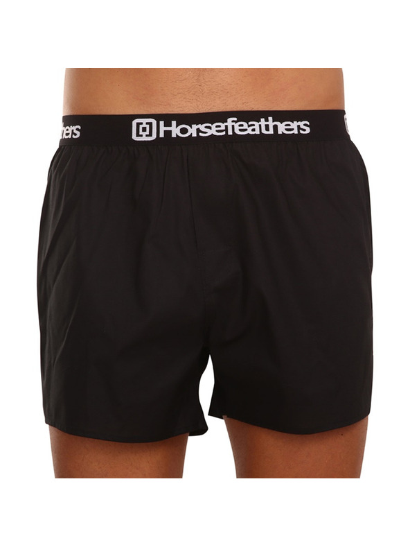 Horsefeathers Pánske boxerky čierne 3P HorsefeathersHorsefeathers
