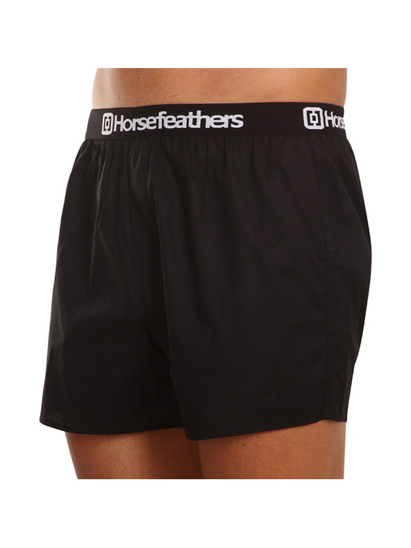Horsefeathers Pánske boxerky čierne 3P HorsefeathersHorsefeathers