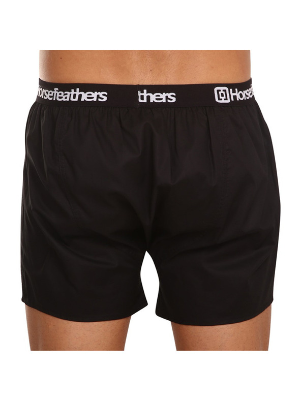 Horsefeathers Pánske boxerky čierne 3P HorsefeathersHorsefeathers