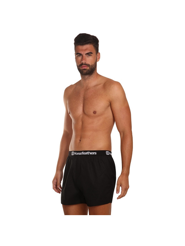 Horsefeathers Pánske boxerky čierne 3P HorsefeathersHorsefeathers