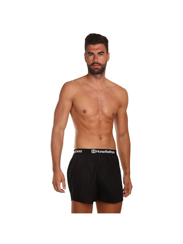 Horsefeathers Pánske boxerky čierne 3P HorsefeathersHorsefeathers