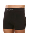 gino Pánske boxerky Gino Seamless Bamboo Boxers Black