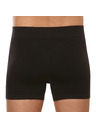gino Pánske boxerky Gino Seamless Bamboo Boxers Black
