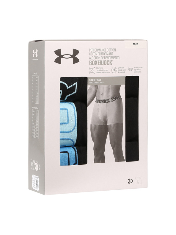 Under Armour Pánske boxerky Under Armour M UA Perf Cotton (3ks)