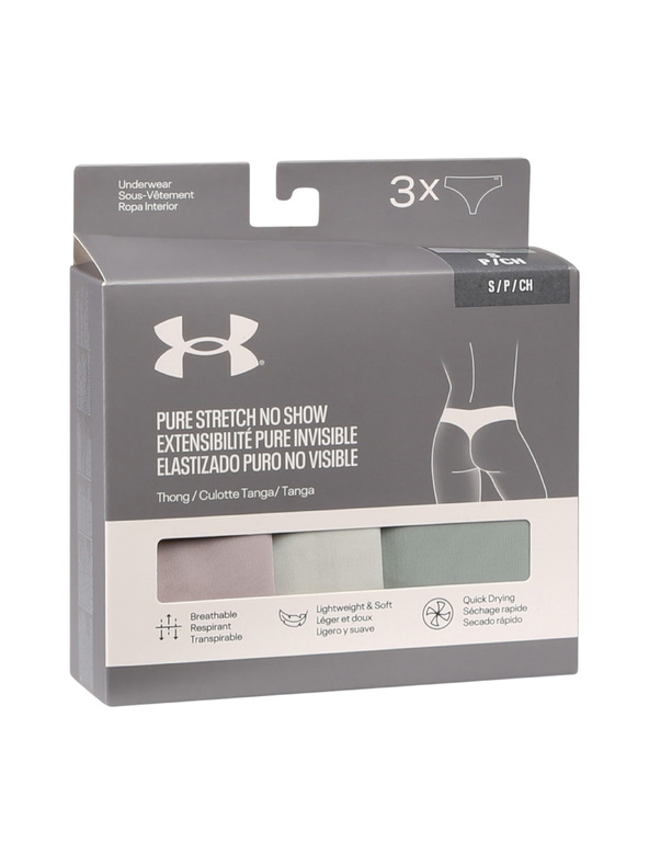 Under Armour Dámske nohavičky Under Armour UA Pure Stretch NS THONG (3ks)