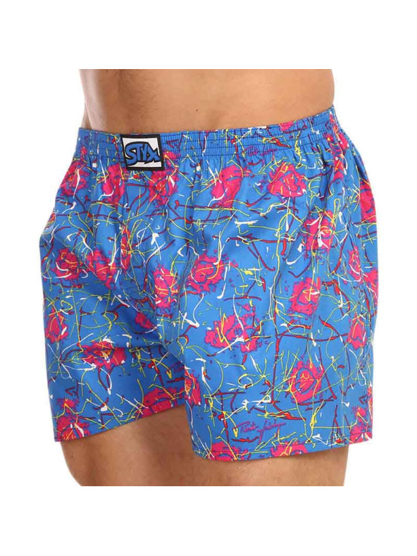 Styx Pánske šortky Styx art classic rubber oversized Jáchym hearts