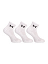 Under Armour Unisex ponožky Under Armour UA Performance Cotton 3p Qtr