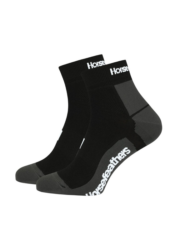 Horsefeathers Technické funkčné ponožky Cadence - black