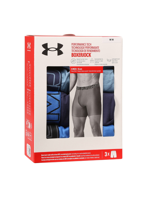Under Armour Pánske boxerky Under Armour M UA Perf Tech (3ks)