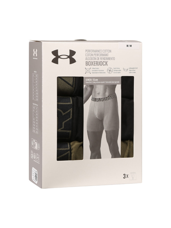 Under Armour Pánske boxerky Under Armour M UA Perf Cotton (3ks)