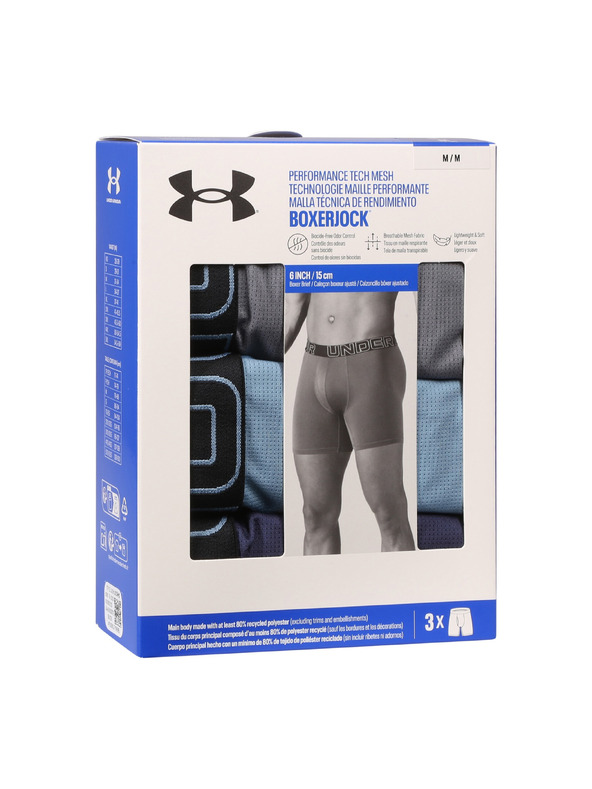 Under Armour Pánske boxerky Under Armour M UA Perf Tech Mesh (3ks)