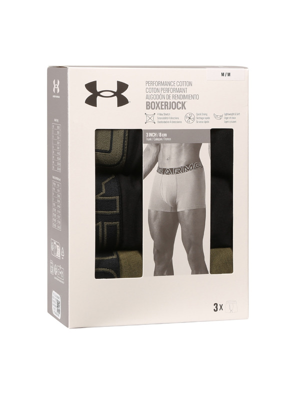 Under Armour Pánske boxerky Under Armour M UA Perf Cotton (3ks)