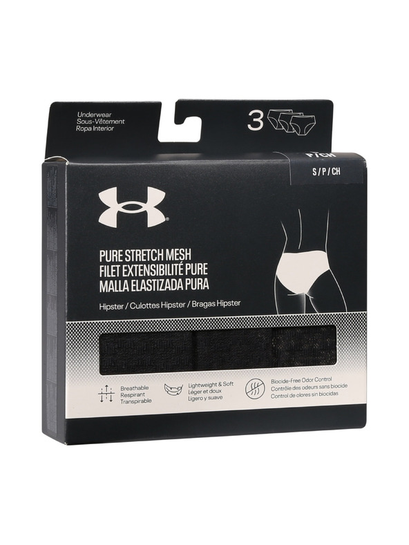 Under Armour Dámske nohavičky Under Armour UA Pure Stretch Mesh (3ks)