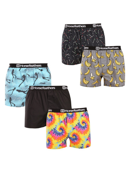 Horsefeathers Boxerky Frazier 5Pack - balík 1