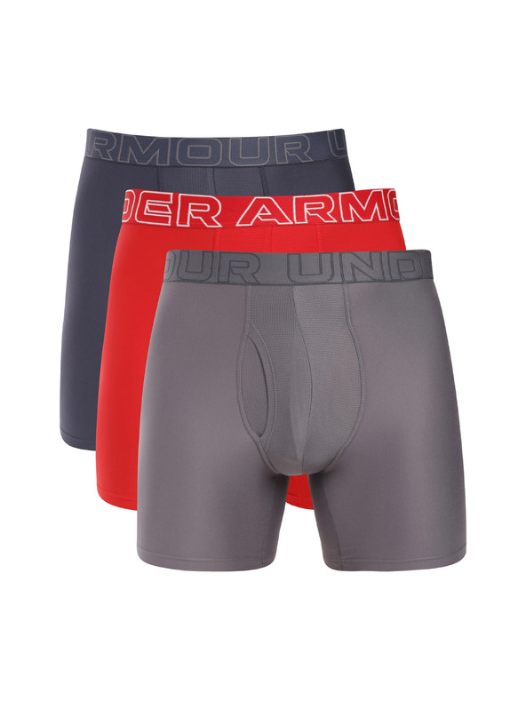 Under Armour Pánske boxerky Under Armour Ua Performance Tech - Solid 6in - 3pk
