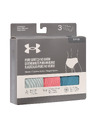 Under Armour Dámske nohavičky Under Armour Ua Pure Stretch No Show Hipster-Solid -