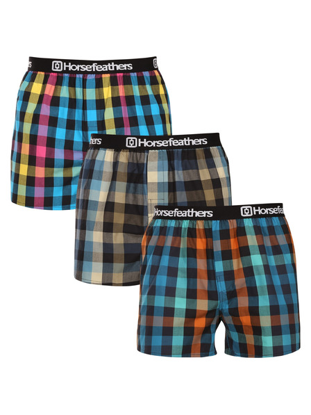 Horsefeathers Boxerky Clay 3Pack - balík 5