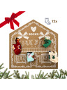 Dedoles Adventný kalendár 12x ponožky Dedoles