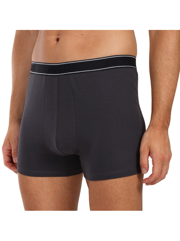 andrie Pánske boxerky Andrie viacfarebné (PS 5828/dark black)