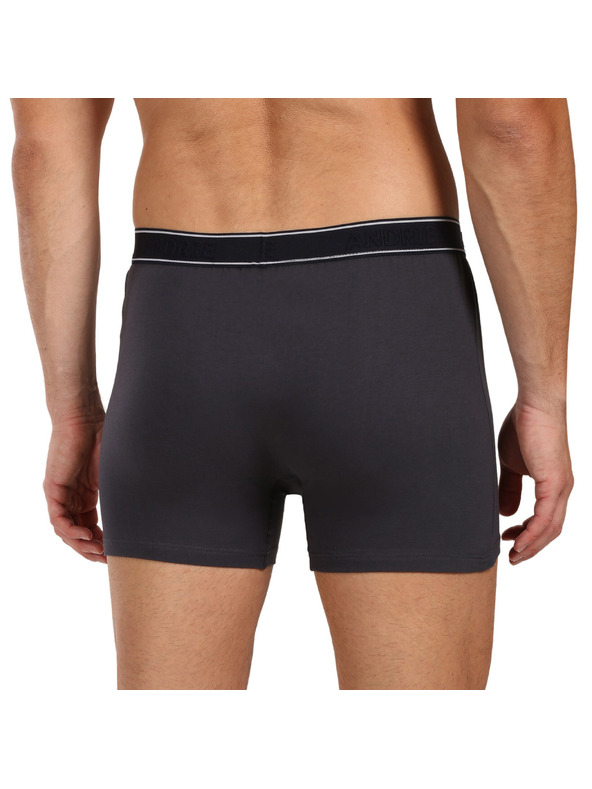 andrie Pánske boxerky Andrie viacfarebné (PS 5828/dark black)