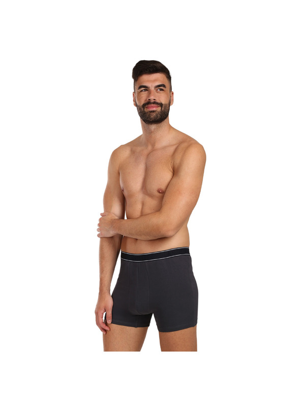 andrie Pánske boxerky Andrie viacfarebné (PS 5828/dark black)