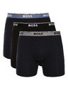 BOSS Sada troch - pánske boxerky BOSS čierne