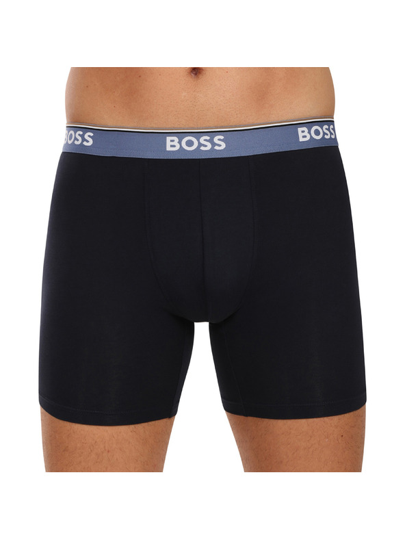 BOSS Sada troch - pánske boxerky BOSS čierne