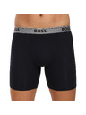 BOSS Sada troch - pánske boxerky BOSS čierne