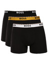 BOSS Sada troch - pánske boxerky BOSS čierne