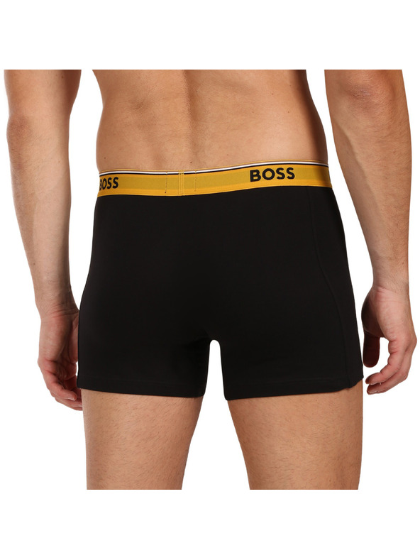 BOSS Sada troch - pánske boxerky BOSS čierne