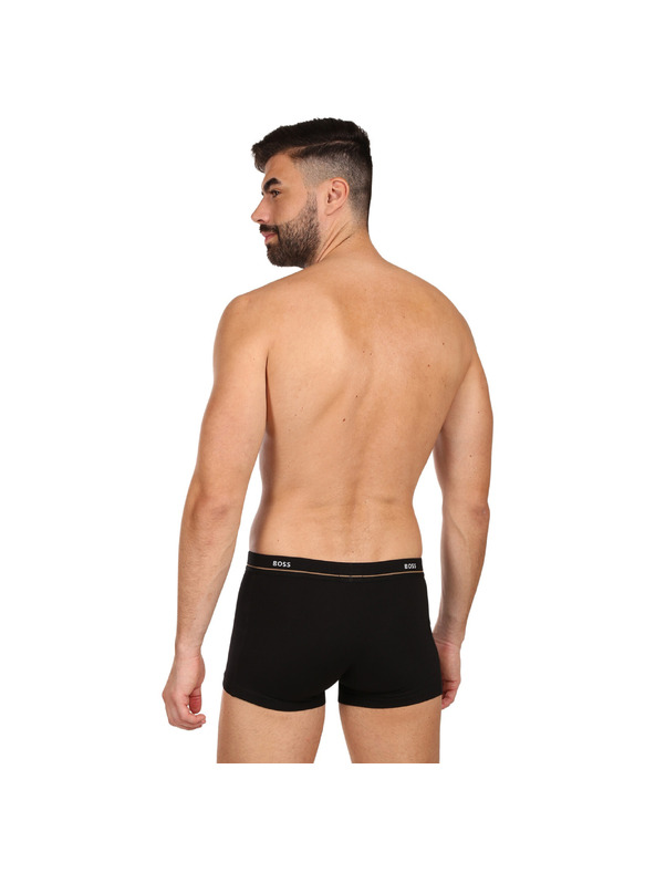 BOSS Sada piatich - pánske boxerky BOSS čierne