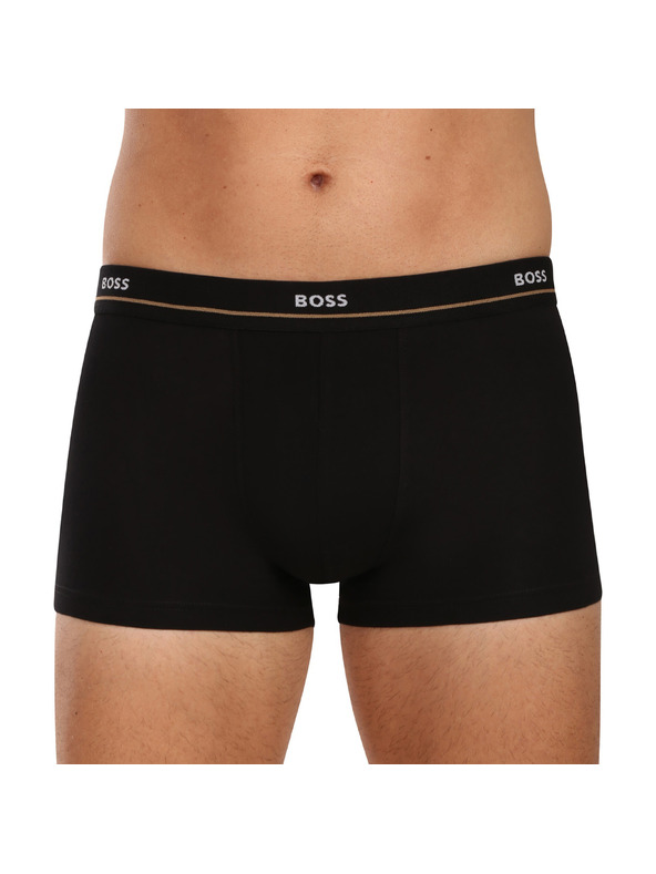 BOSS Sada piatich - pánske boxerky BOSS čierne