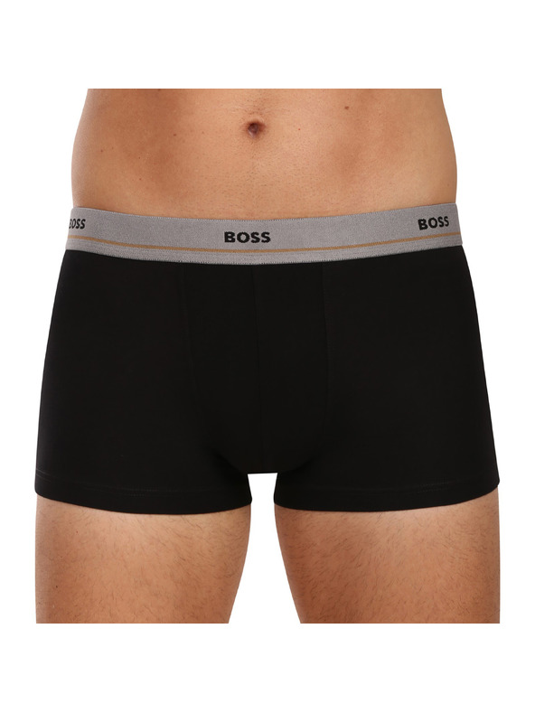 BOSS Sada piatich - pánske boxerky BOSS čierne
