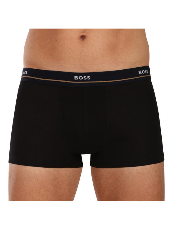 BOSS Sada piatich - pánske boxerky BOSS čierne