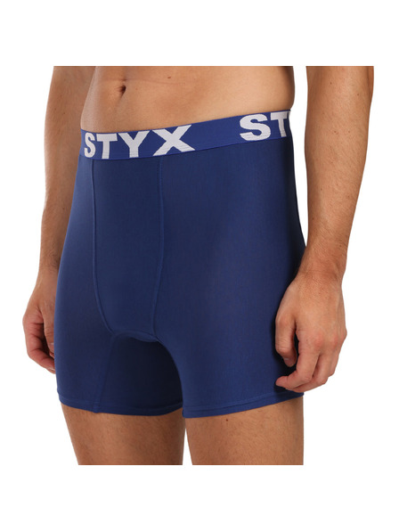 Styx Pánske boxerky Styx long športová guma tmavo modré