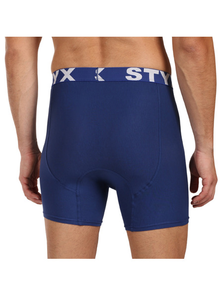 Styx Pánske boxerky Styx long športová guma tmavo modré