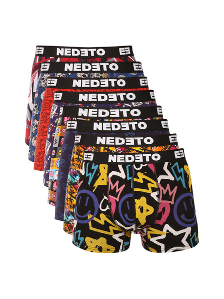 Nedeto Sada ôsmich - pánske boxerky Nedeto viacfarebné