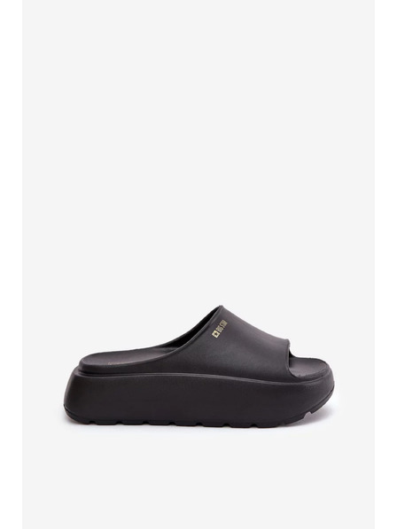 BIG STAR SHOES Dámske penové papuče na platforme Big Star – čierne