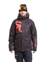 Meatfly Meatfly pánska SNB & SKI bunda Shader Morph Black