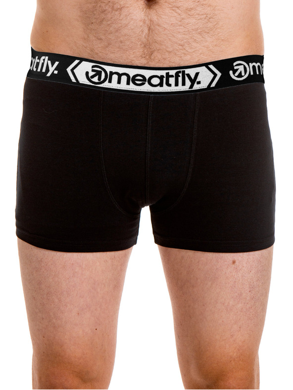 Meatfly Meatfly pánske boxerky Balboa Boxershorts Four Pack Black/Grey Heather