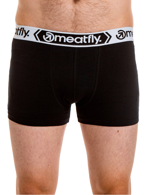 Meatfly Meatfly pánske boxerky Balboa Boxershorts Four Pack Black/Grey Heather