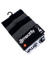 Meatfly Meatfly pánske boxerky Balboa Boxershorts Four Pack Black/Grey Heather