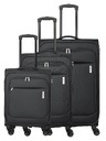 Travelite Sada cestovných kufrov Travelite Priego S,M,L Anthracite