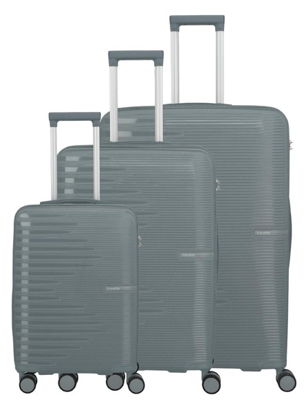 Travelite Sada cestovných kufrov Travelite Pacific S,M,L Anthracite