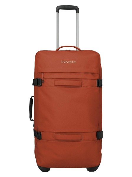 Travelite Cestovná taška Travelite Bolonia Wheeled Duffle L Orange