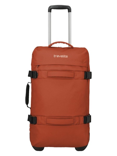 Travelite Cestovná taška Travelite Bolonia Wheeled Duffle M Orange