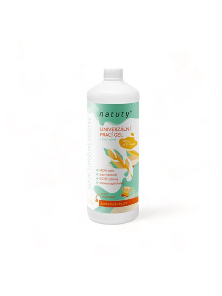 Natuty Prací gél Natuty univerzálny bez vône 1000 ml