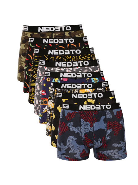 Nedeto Sada ôsmich - pánske boxerky Nedeto viacfarebné