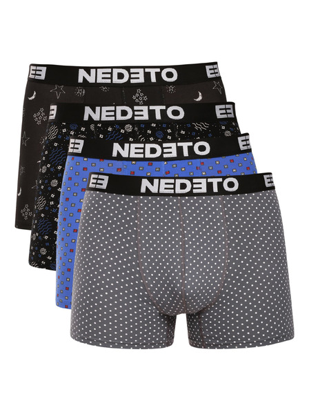 Nedeto Sada štyroch - pánske boxerky Nedeto viacfarebné